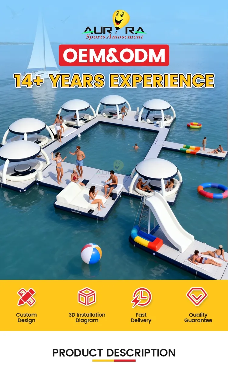 Inflatable Floating Dock Header
