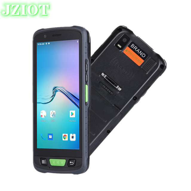 JZIOT V9000P PDA Handheld Data Capture Device 5.5" Screen IP67 Waterproof Wireless 4G LTE Portable Android 9.0 2.0GHz Octa-core