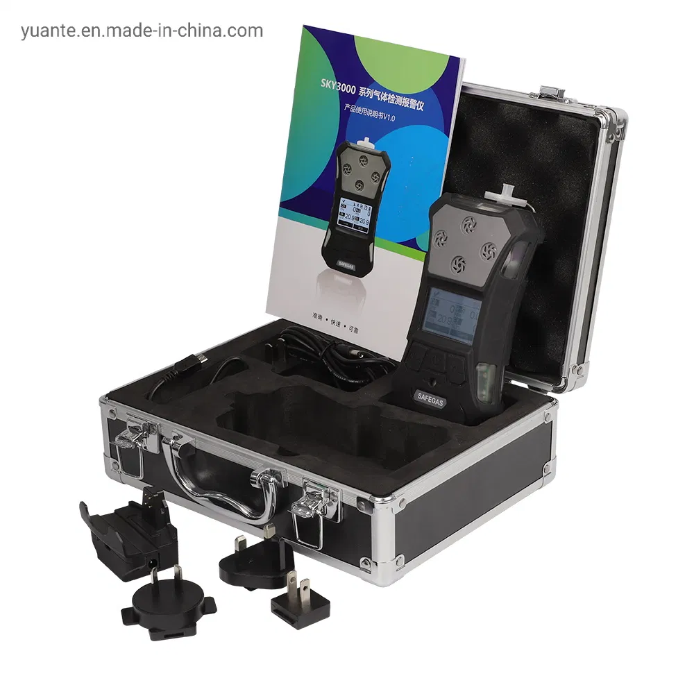 Portable Multi Gas Concentration Detector Alarm Device