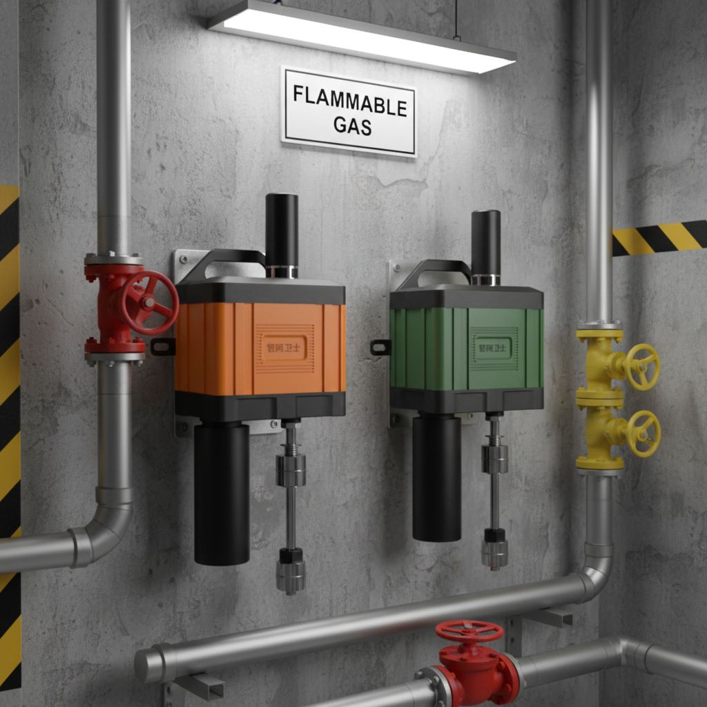 Newest AI Beidou GPS Wall-Mounted IoT SensOE Monitoring Terminal Flammable Gas Leakage Water Monitor CH4 Gas Leak Detector