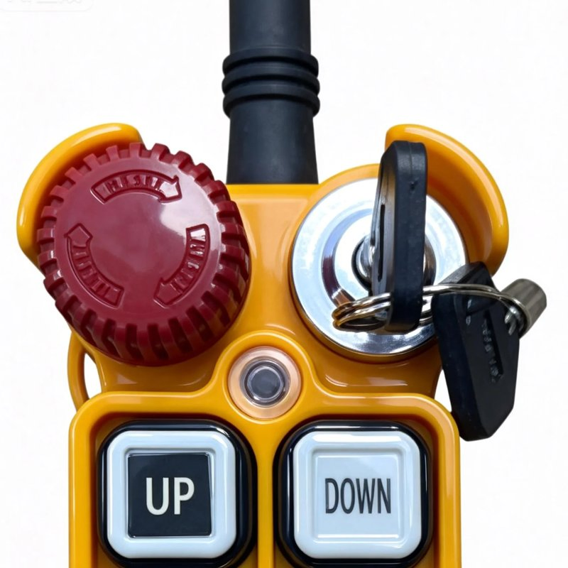 Industrial Waterproof Wireless Remote for Hot Metal Charging Crane High Temp 100c Anti Jamming