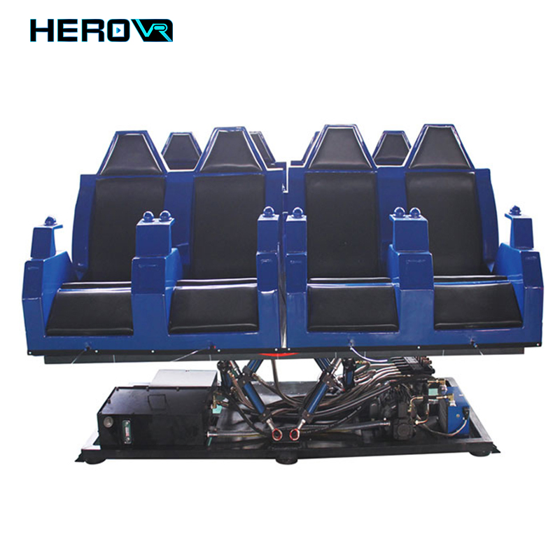 Herovr New Technology Electric 6 Seats Vr Chair Game Machine Equipment Virtual Reality 5D Cinema Theater Simulator Price