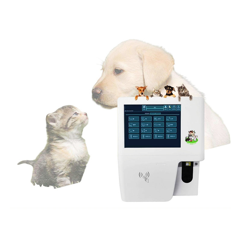 Fully Automated 3 Part Veterinary Hematology Analyzer/Full Blood Count Auto Blood Analyzer Integrated Blood Testing System Laboratory Equipment