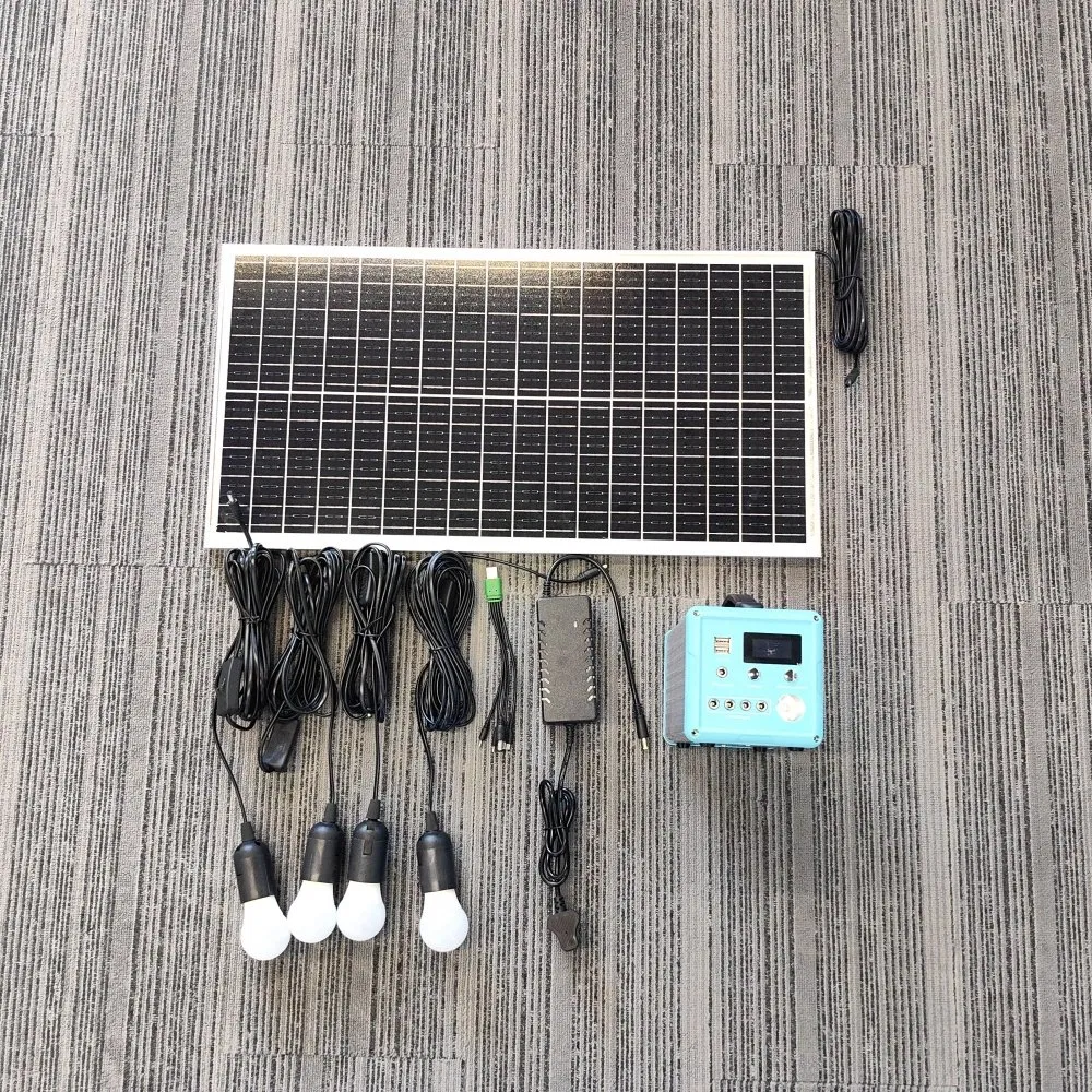 Portable Solar Charging Outdoor off-Grid Camping Portable Solar Power Station Roof Mounting Kit Panel Home Solar Energy System Portable Solar Home System
