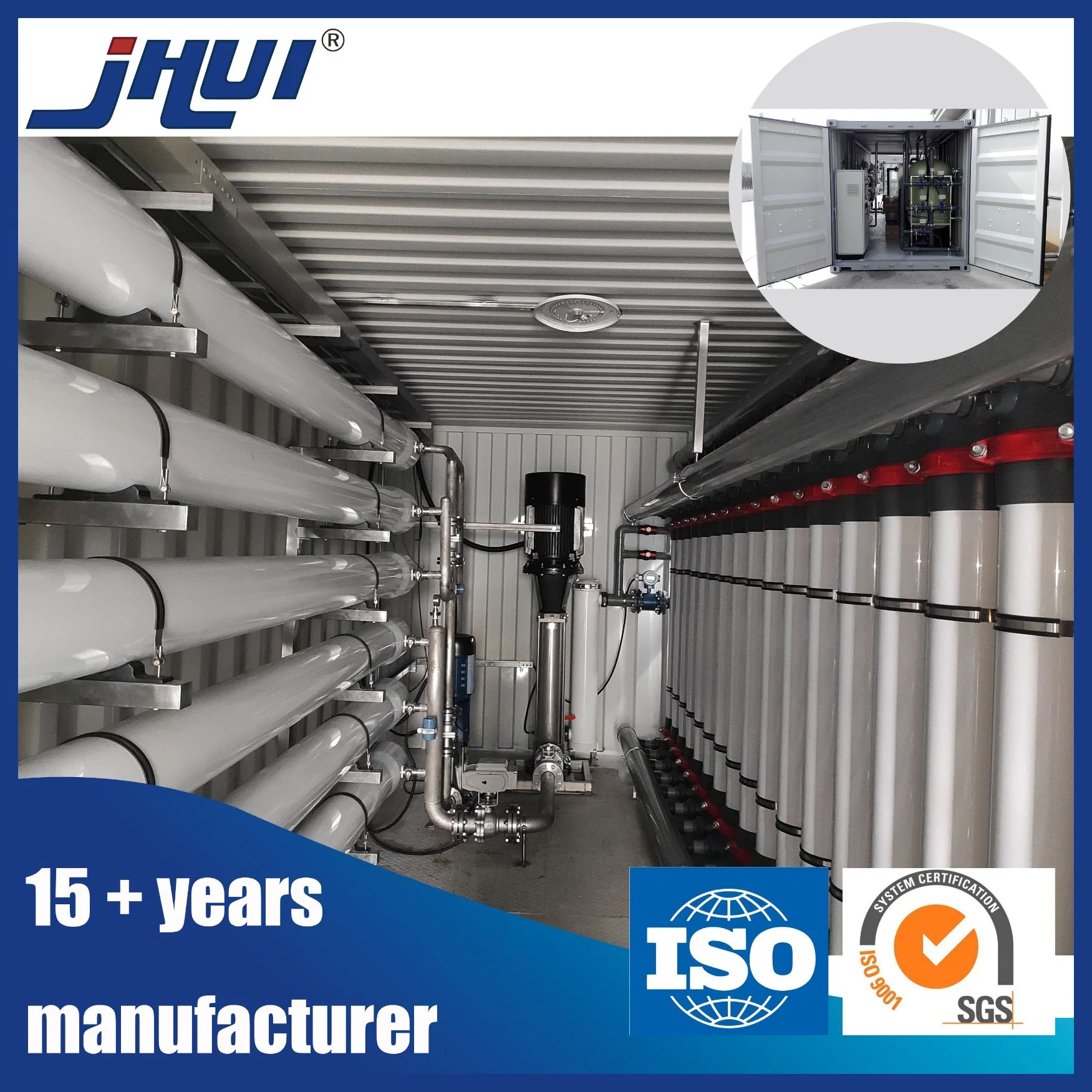 Container Type Containerized RO System Salt Water Desalination Plant