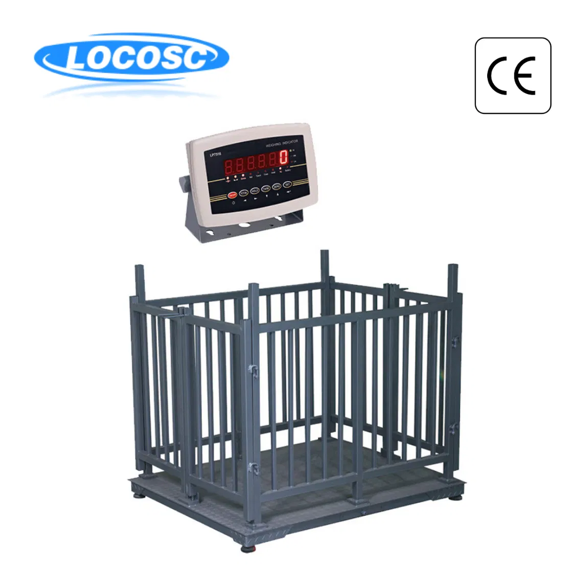 Heavy-Duty Digital Cattle Weighing Platform for Livestock Management