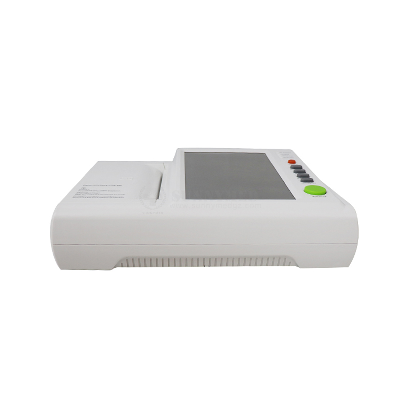 Sy-H008 Clinical Hospital ICU Medical Equipment Portable 12 Channel ECG Machine