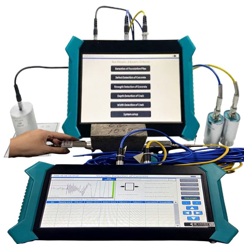 Ultrasonic Pulse Velocity Testing Equipment Non Destructive Testing NDT Equipment Concrete Quality Assessment Tools