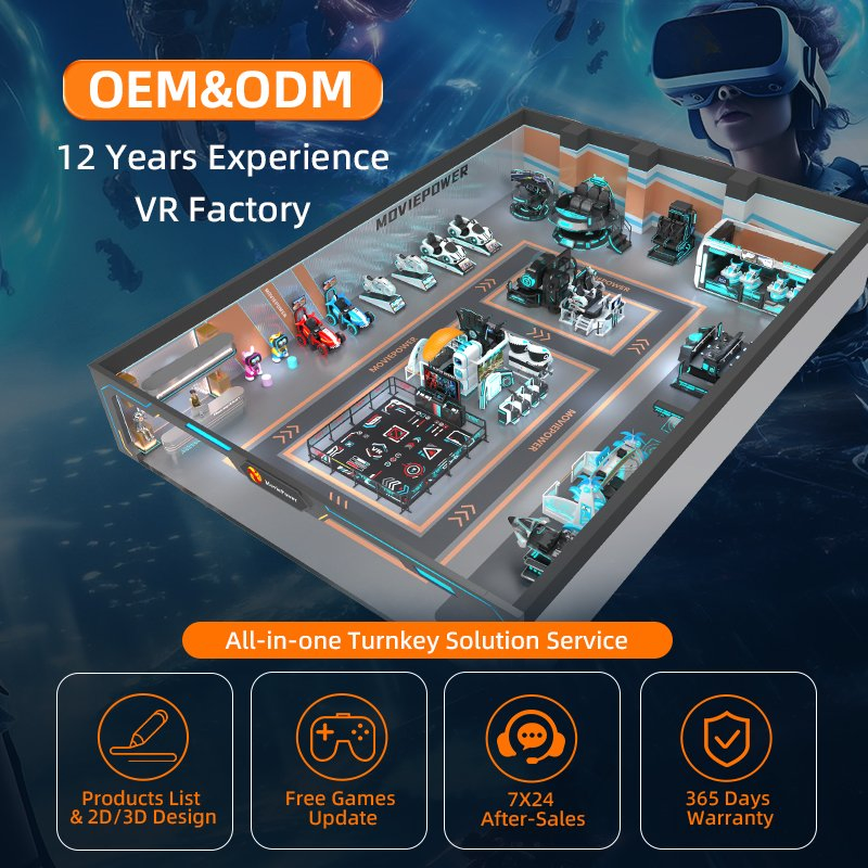Newest Technology Virtual Reality Motion Interactive 9d Vr Simulator