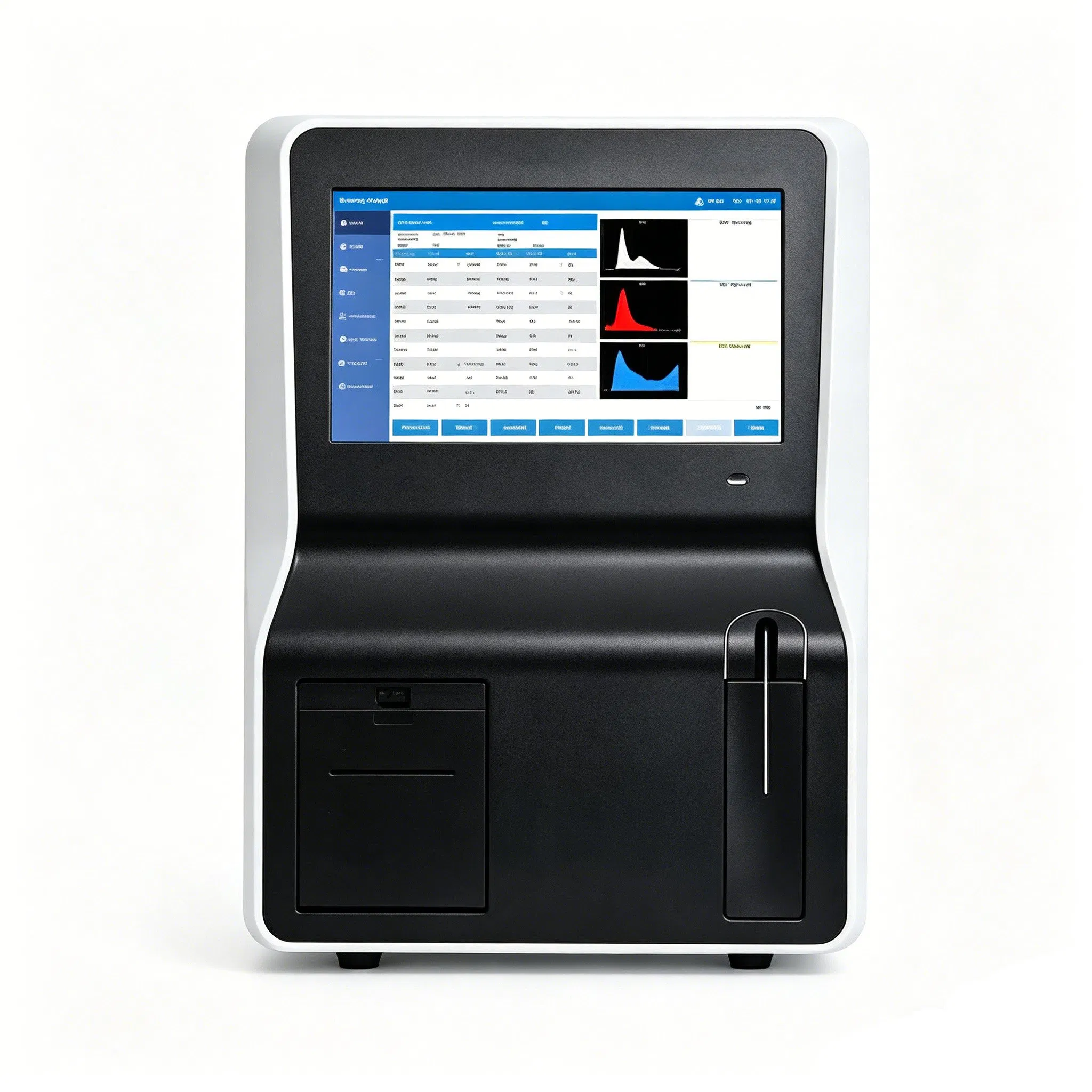 Auto Blood Immunoassay System Testing Cell Counter Cbc Hematology Analyzer Blood Cell Counter Machine