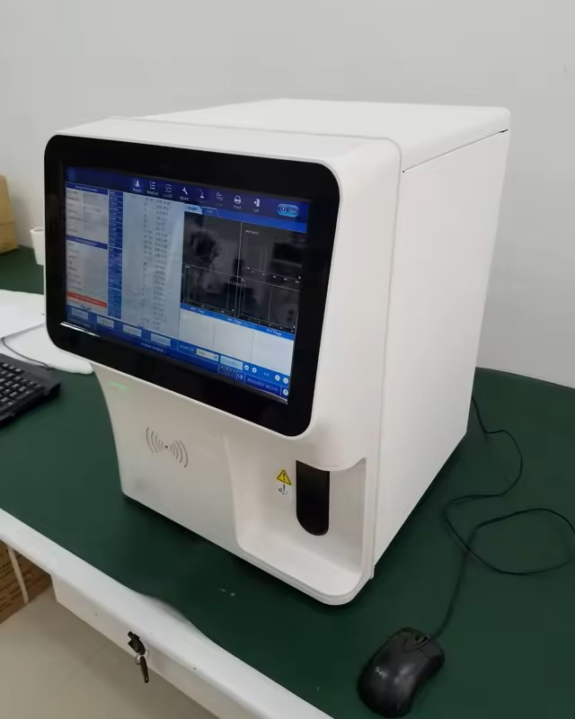 Fully Automated Blood Test Machine Auto Portable 3 Part Haemogram Hematology Analyzer Semi-Auto Hematology Analyzer
