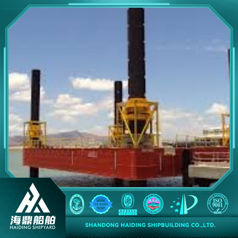 Electromagnetic Exploration High-Efficiency Vessel with Em Sensors &amp; Subsurface Imaging Technology Offshore Jack-up Exploration Self-Elevating Platform Barge