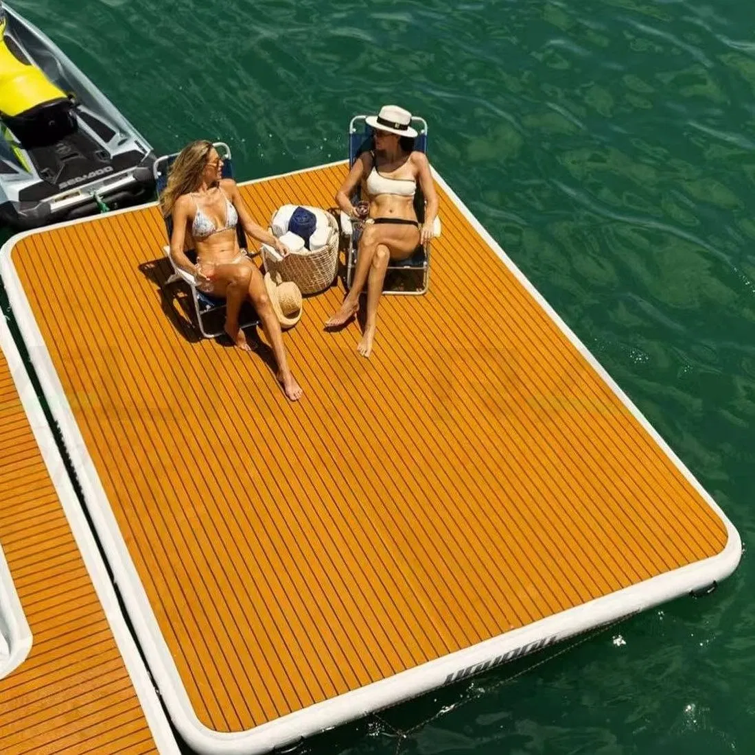 Hot Sale Floating Dock Platform Water Mat with Drop Stitch Fabric Material