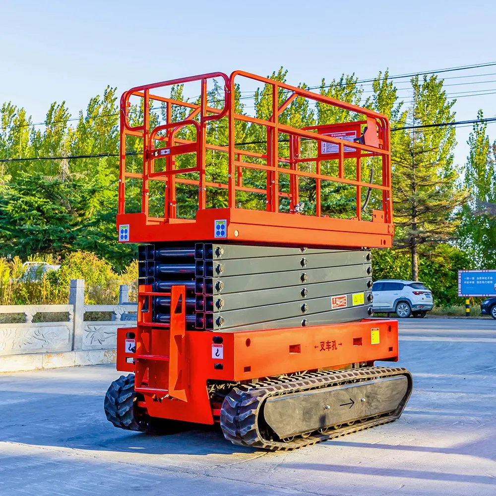 Portable 10m Electric Lift Platform for Indoor Projects with Hydraulic Elevating Technology