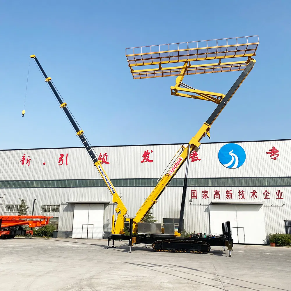 Crawler type high altitude tile press