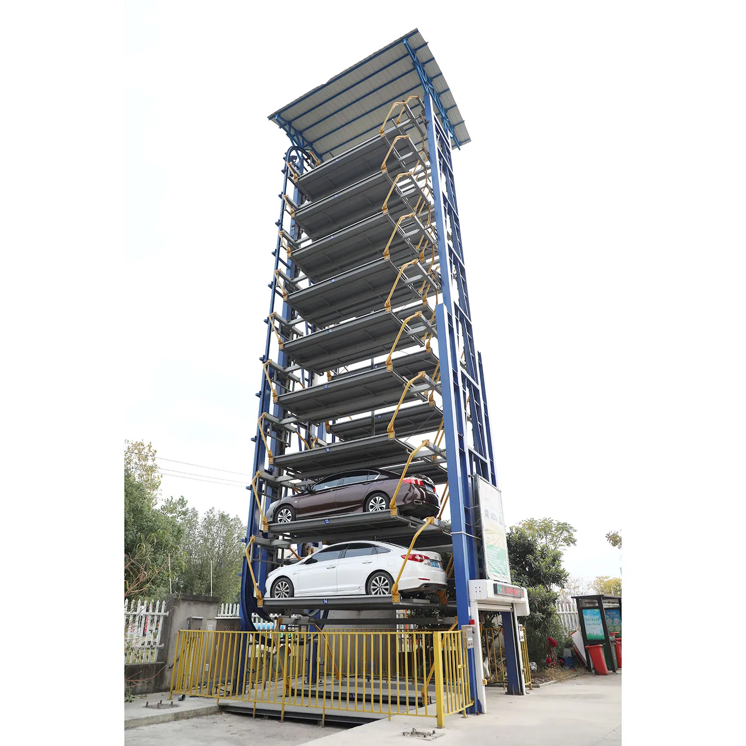 Real-Time Monitoring, Remote Operation and Emergency Safety Protocols Smart Rotary Automatic Car Parking System