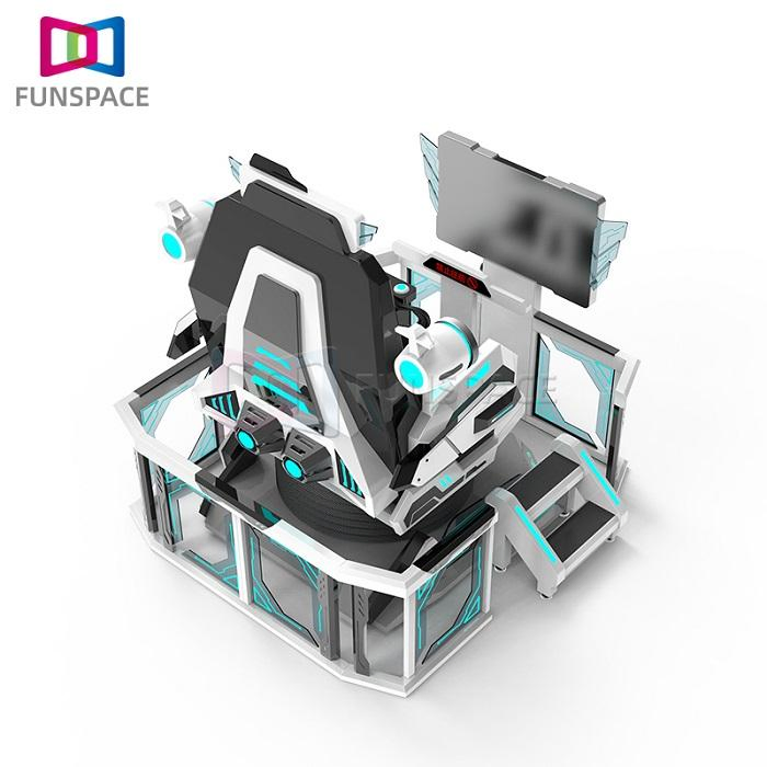 New Technology Equipment Amusement Park 9d Virtual Reality Simulator 2 Seats 9d Vr Space Battle