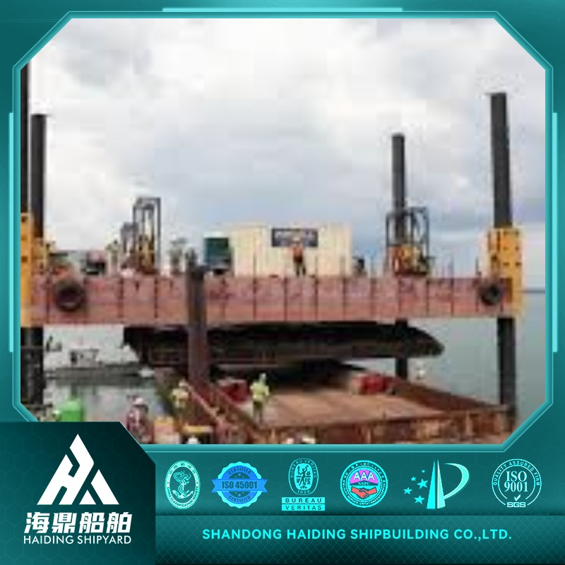 Offshore Jack-up Platform for Shallow Sea Areas, Offering Stable Workbench for Coastal Survey and Data Collection Teams Jack up Barge