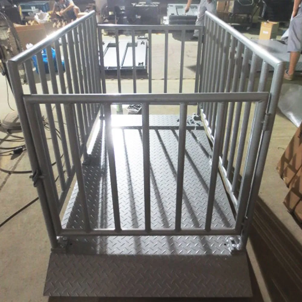Heavy-Duty Digital Cattle Weighing Platform for Livestock Management