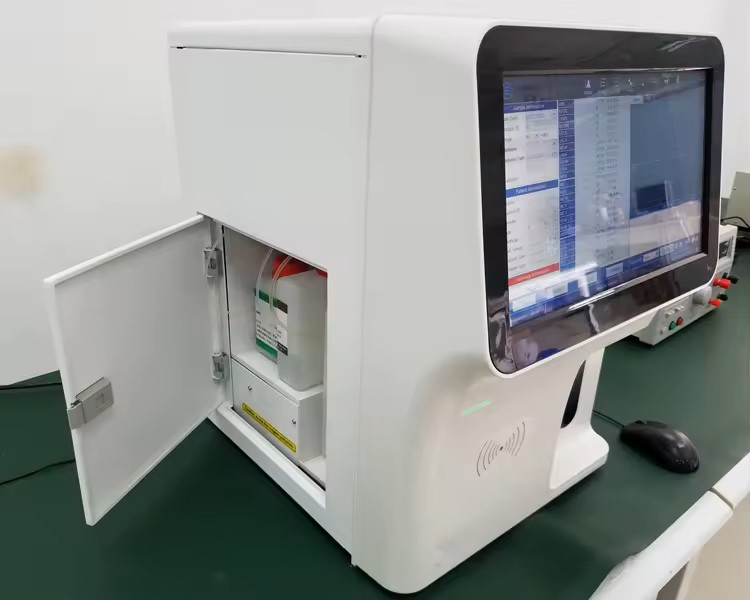 Fully Automated Blood Test Machine Auto Portable 3 Part Haemogram Hematology Analyzer Semi-Auto Hematology Analyzer