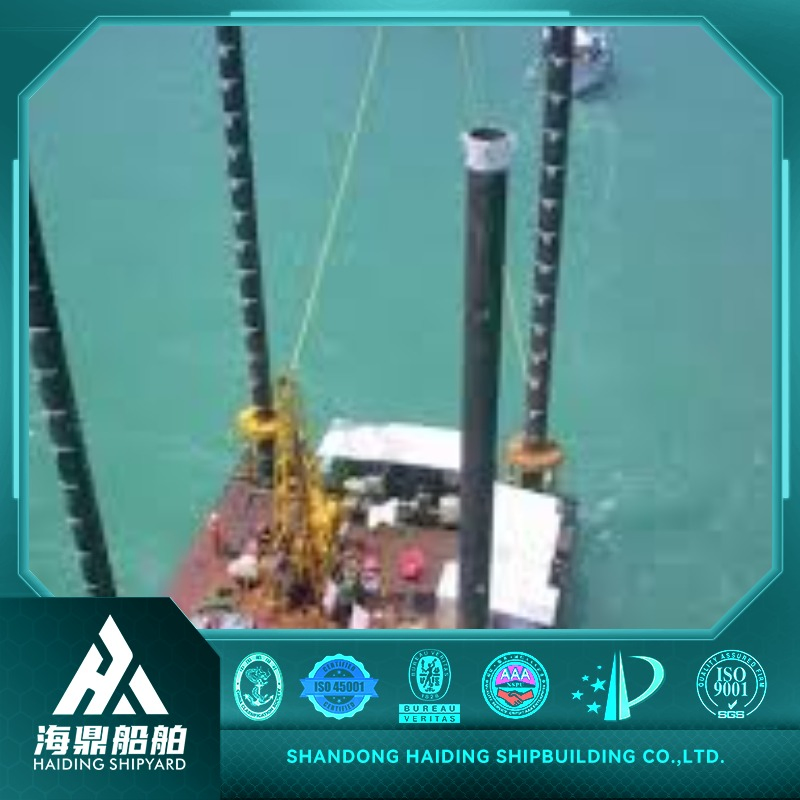 Offshore Jack-up Platform for Shallow Waters, Offering a Stable Workbench for Marine Coastal Survey and Data Collection Jack up Barge