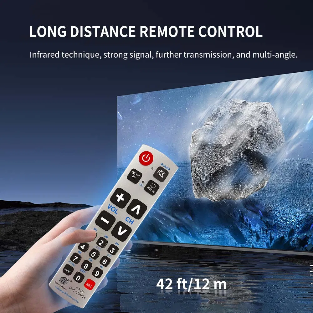 Universal Remote Model A-TV2 View 7