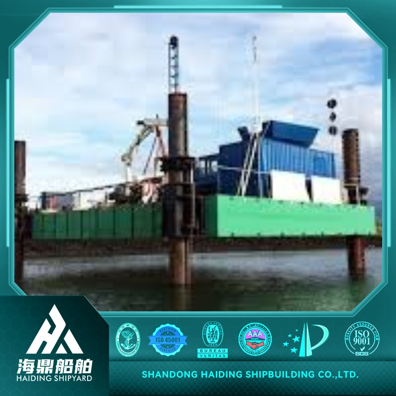 Offshore Jack-up Platform for Shallow Waters, Offering a Stable Workbench for Marine Coastal Survey and Data Collection Jack up Barge
