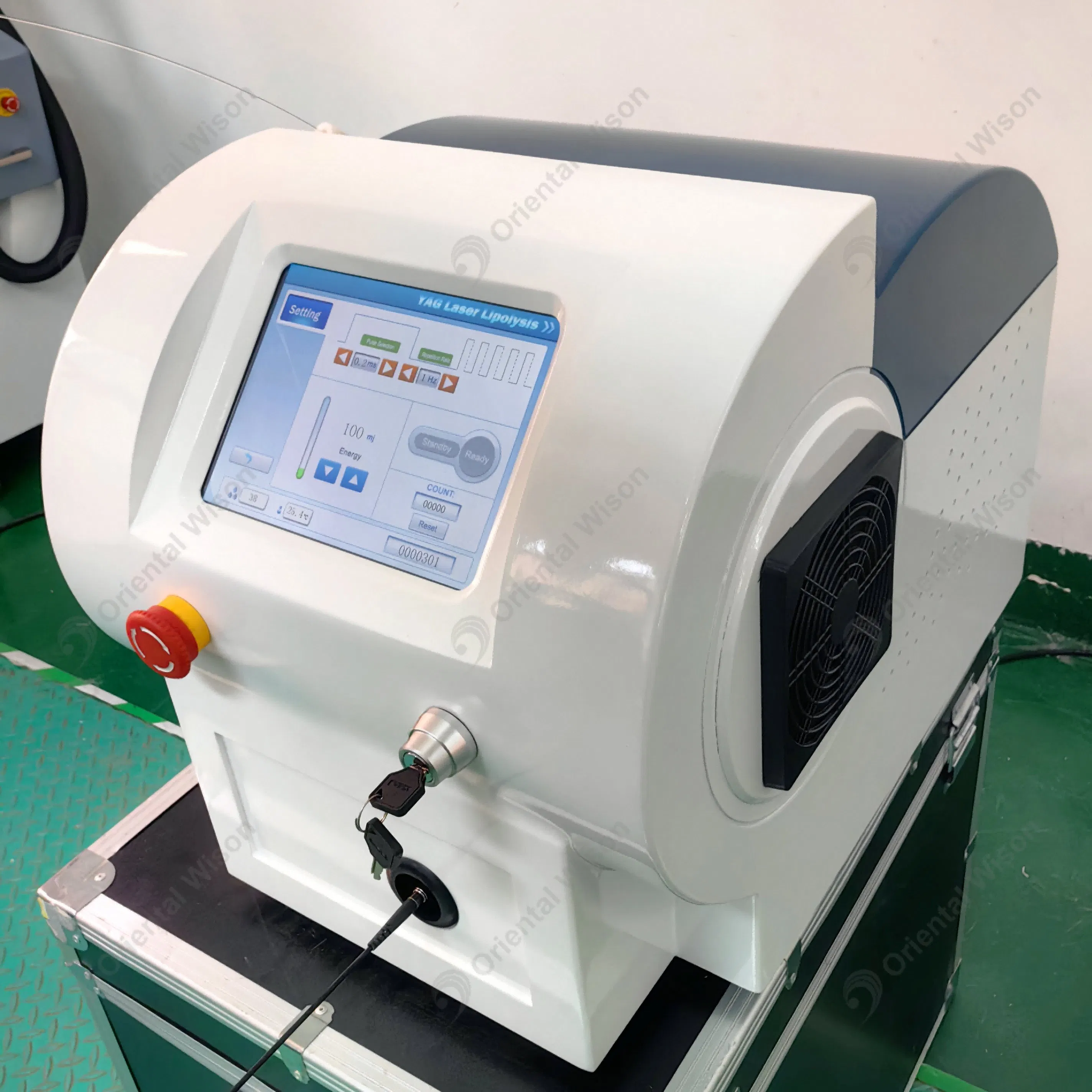 Plastic Surgery 1064nm ND YAG Pulse Laser Lipolysis Liposuction Full Solution Fat Removal Cellulite Removal Medical Equipment for Hospital Clinical Use
