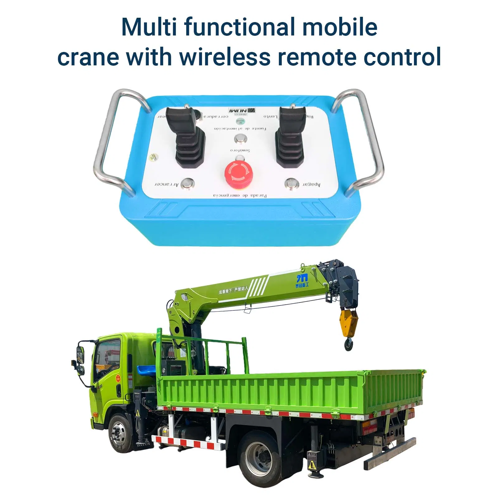 Mobile Crane Hydraulic Control System Wireless Joystick Remote for Industrial Engineering