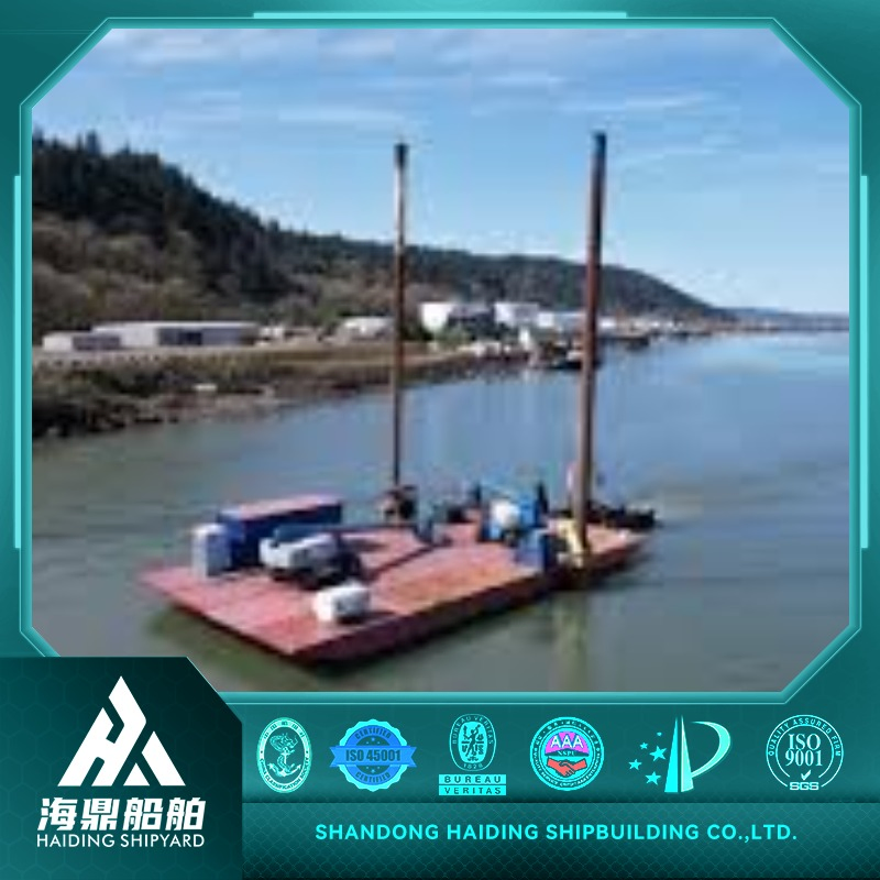Offshore Jack-up Platform for Shallow Sea Areas, Offering Stable Workbench for Coastal Survey and Data Collection Teams Jack up Barge
