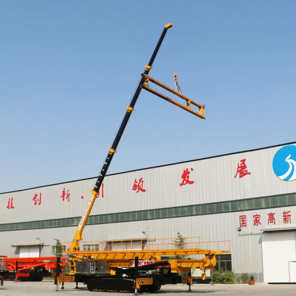 with Height Digital Display and Large Arm Angle Display Instrument Can Be Customized Crawler Type Aerial Lifting Platform
