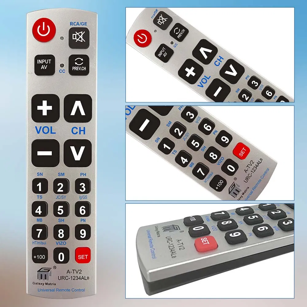 Universal Remote Model A-TV2 View 5