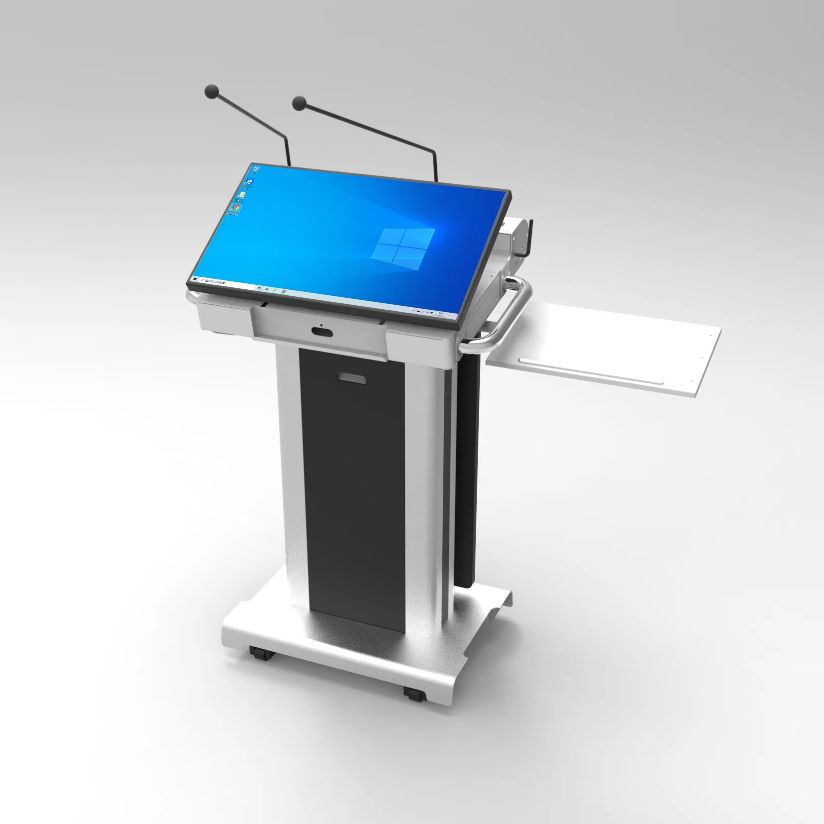Adjustable Height Education Flexible System Intelligent Digital Podium Portable Intelligent Digital Platform