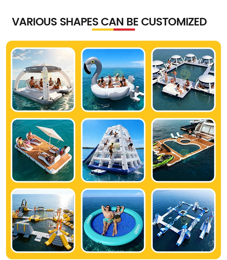 Hot Sale Floating Dock Platform Water Mat with Drop Stitch Fabric Material