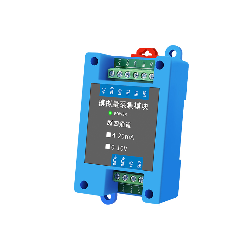 TD-300X Series 4-Channel Analog Data Acquisition Module 4-20mA 0-10V RS485 MODBUS RTU For Industrial Automation