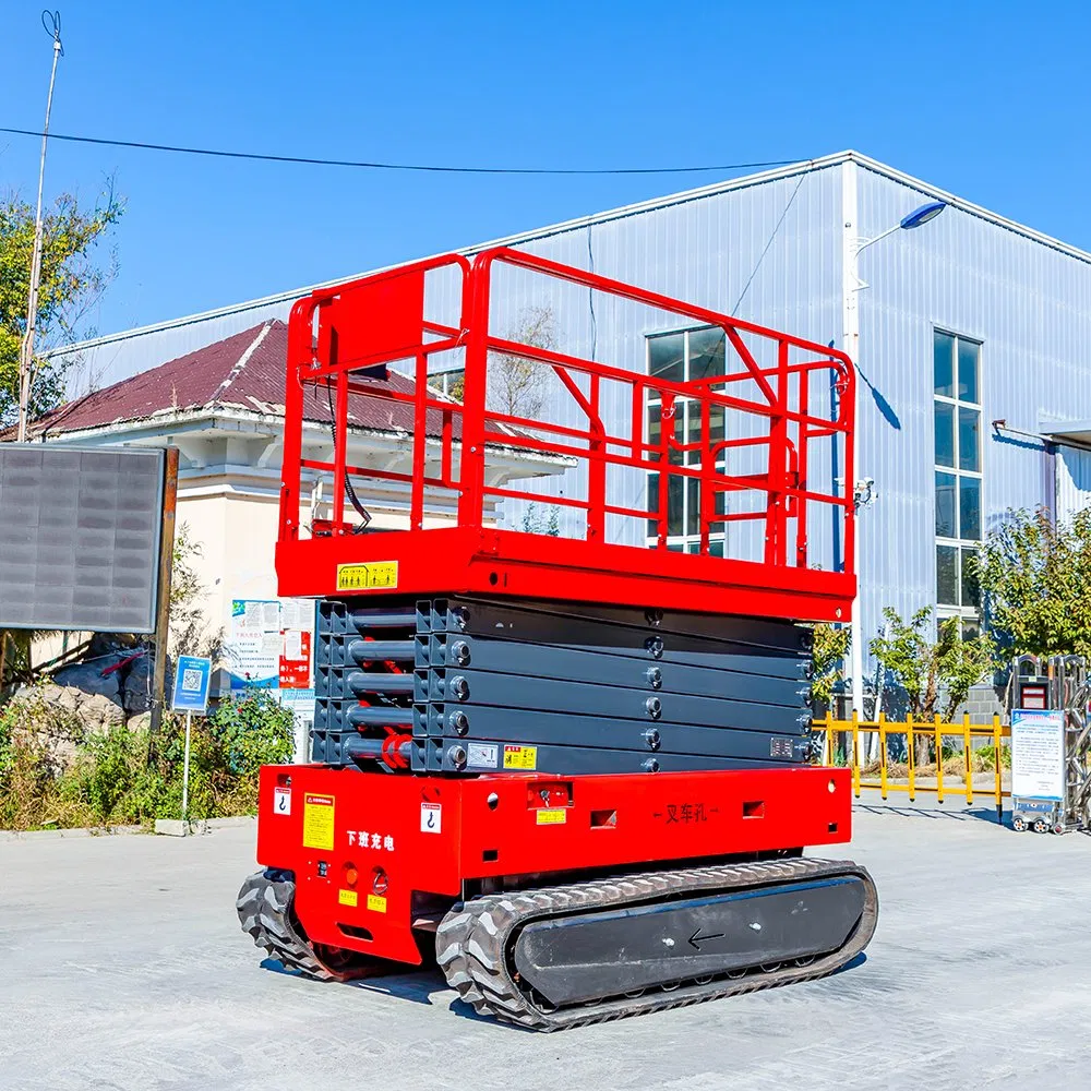 Portable 10m Electric Lift Platform for Indoor Projects with Hydraulic Elevating Technology