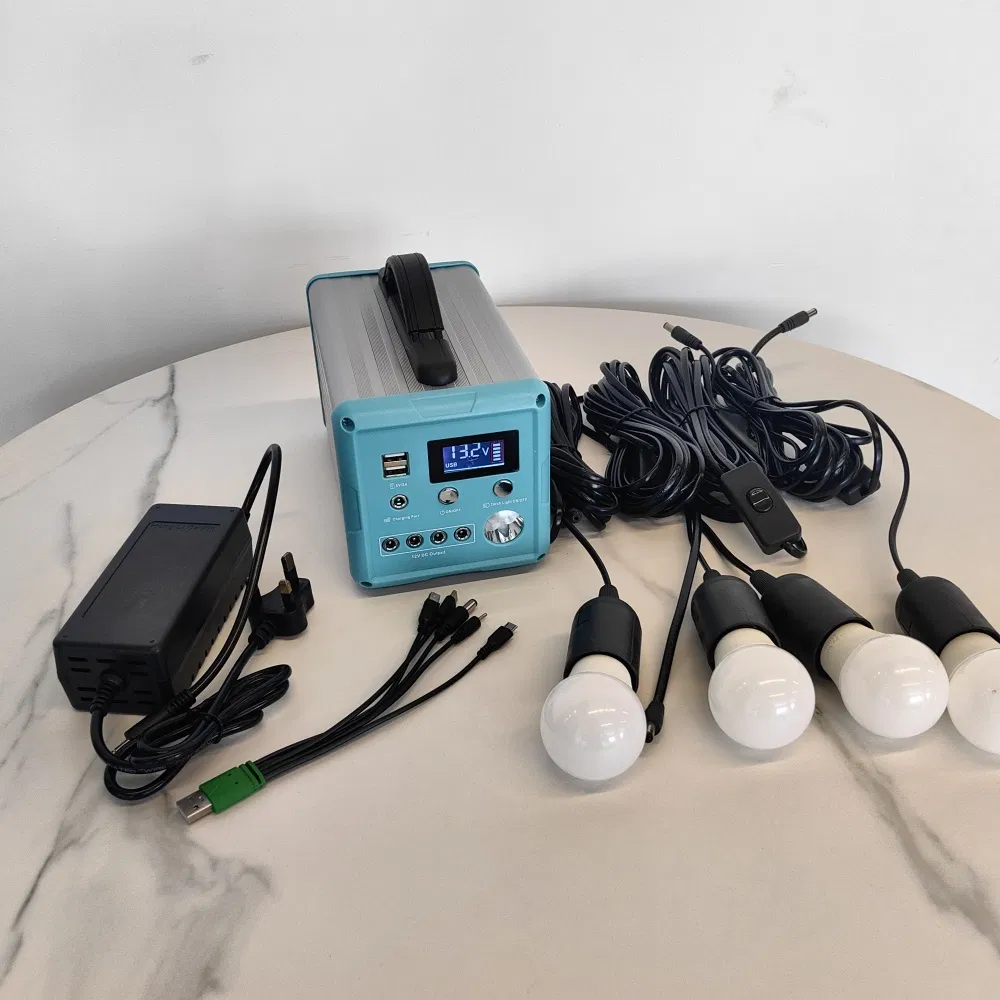Portable Solar Charging Outdoor off-Grid Camping Portable Solar Power Station Roof Mounting Kit Panel Home Solar Energy System Portable Solar Home System