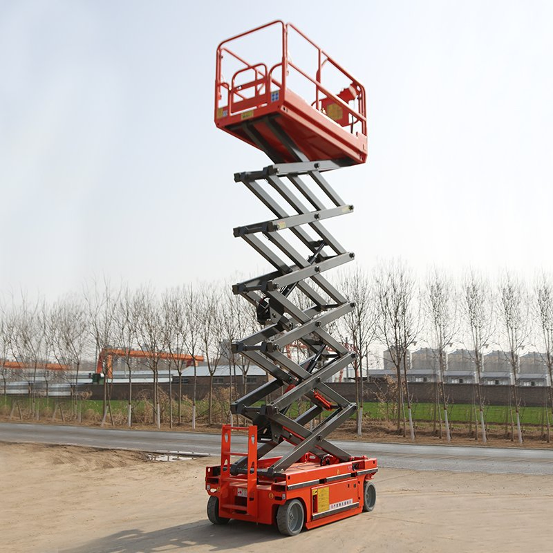 Free Shipping! 5.8m Hydraulic Drive Full Electric Electrophoresis Technology Lift Table Manlift Mobile Platform