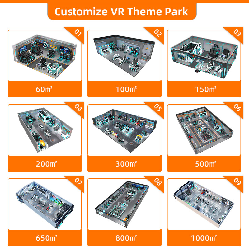 Newest Technology Virtual Reality Motion Interactive 9d Vr Simulator