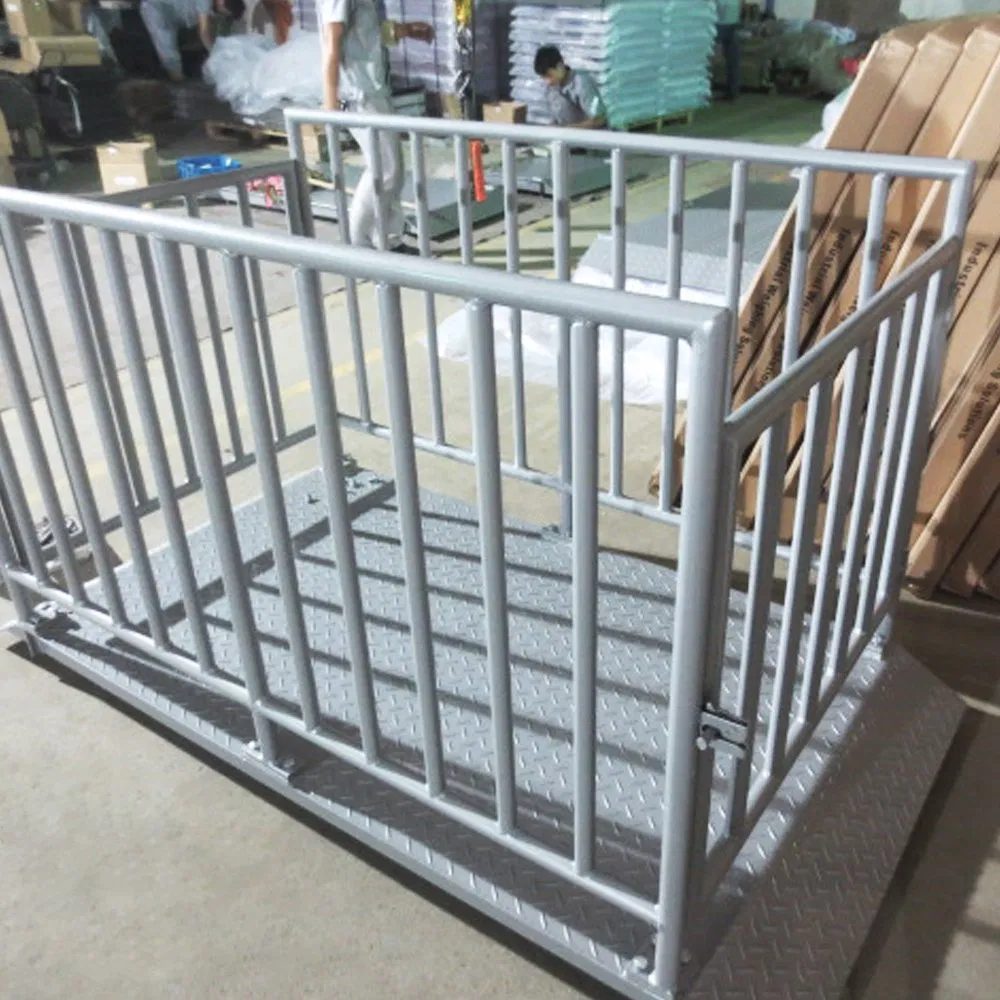 Heavy-Duty Digital Cattle Weighing Platform for Livestock Management