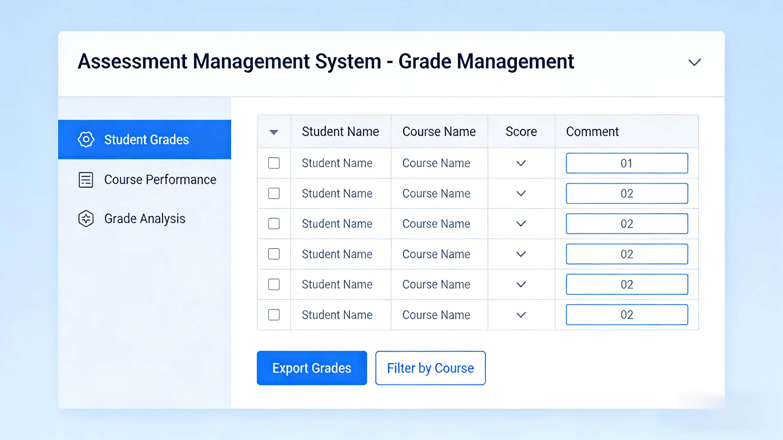 Intelligent Assessment Management System