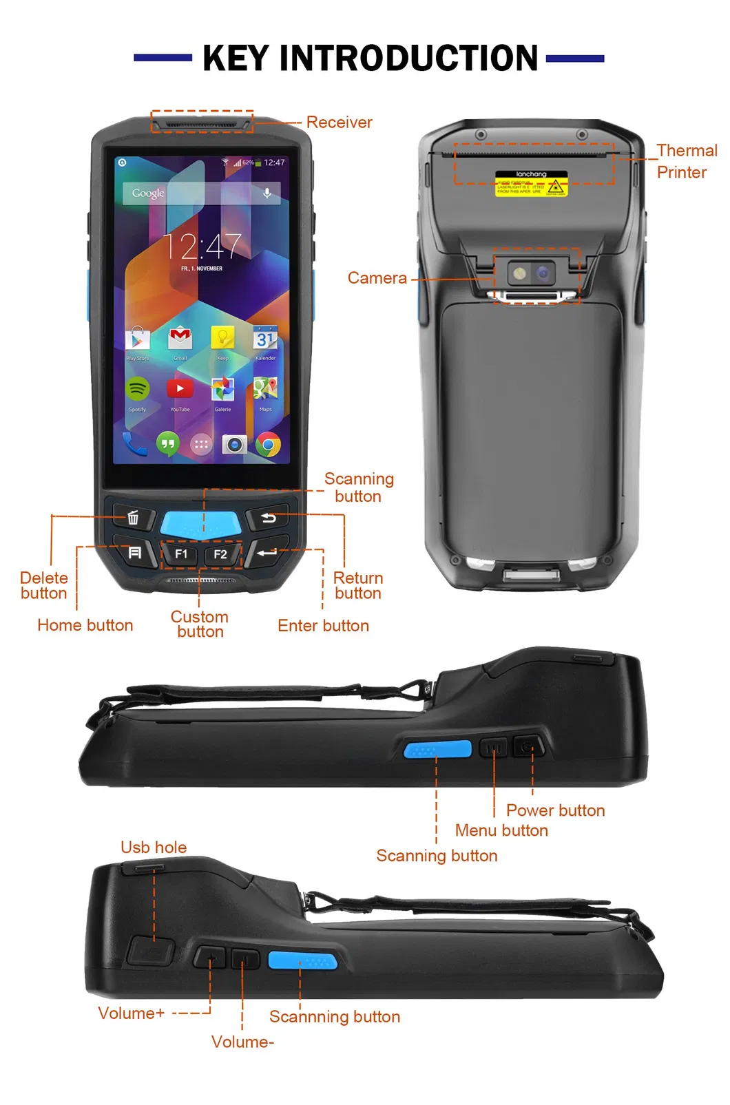 Android Hand-Held Terminal Device View 2