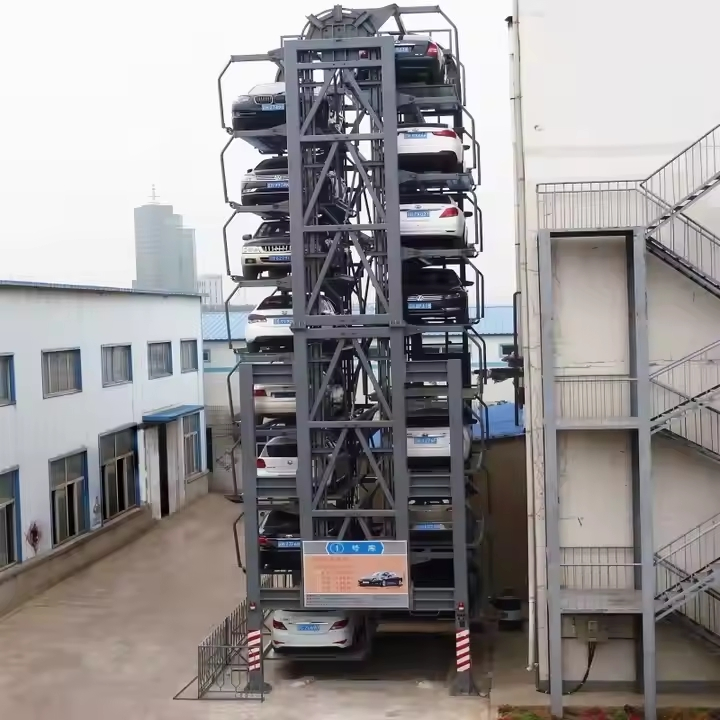 Real-Time Monitoring, Remote Operation and Emergency Safety Protocols Smart Rotary Automatic Car Parking System