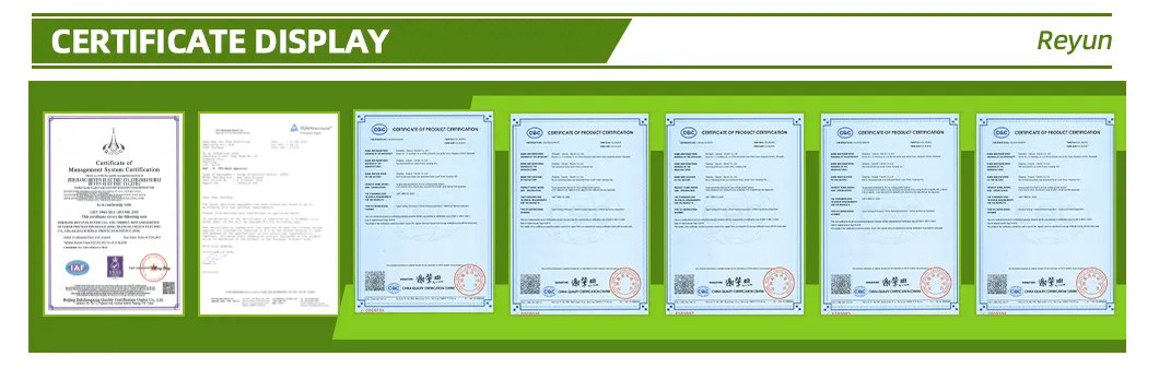 Certifications