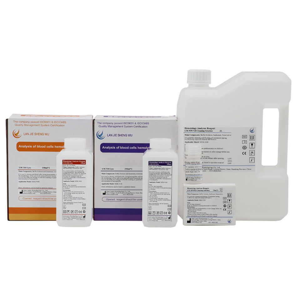Clinical Laboratory Hematology 5DIFF Analyzer MEK9100 710 Cleaning Solution 2L With ISO Certified