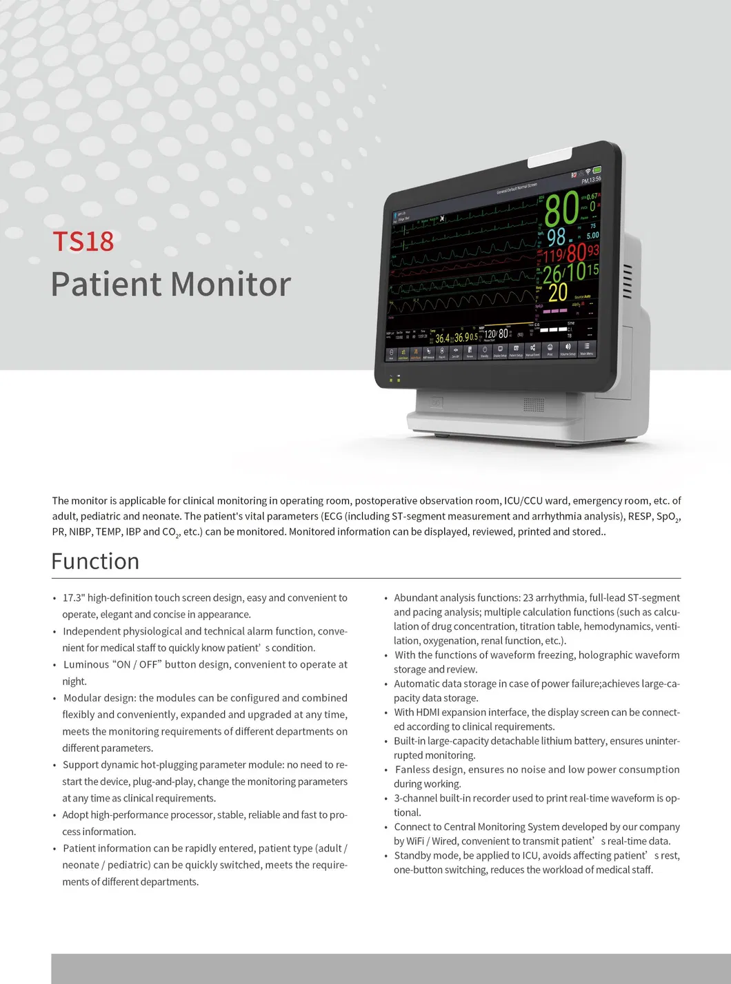 Professional Health Monitoring Device