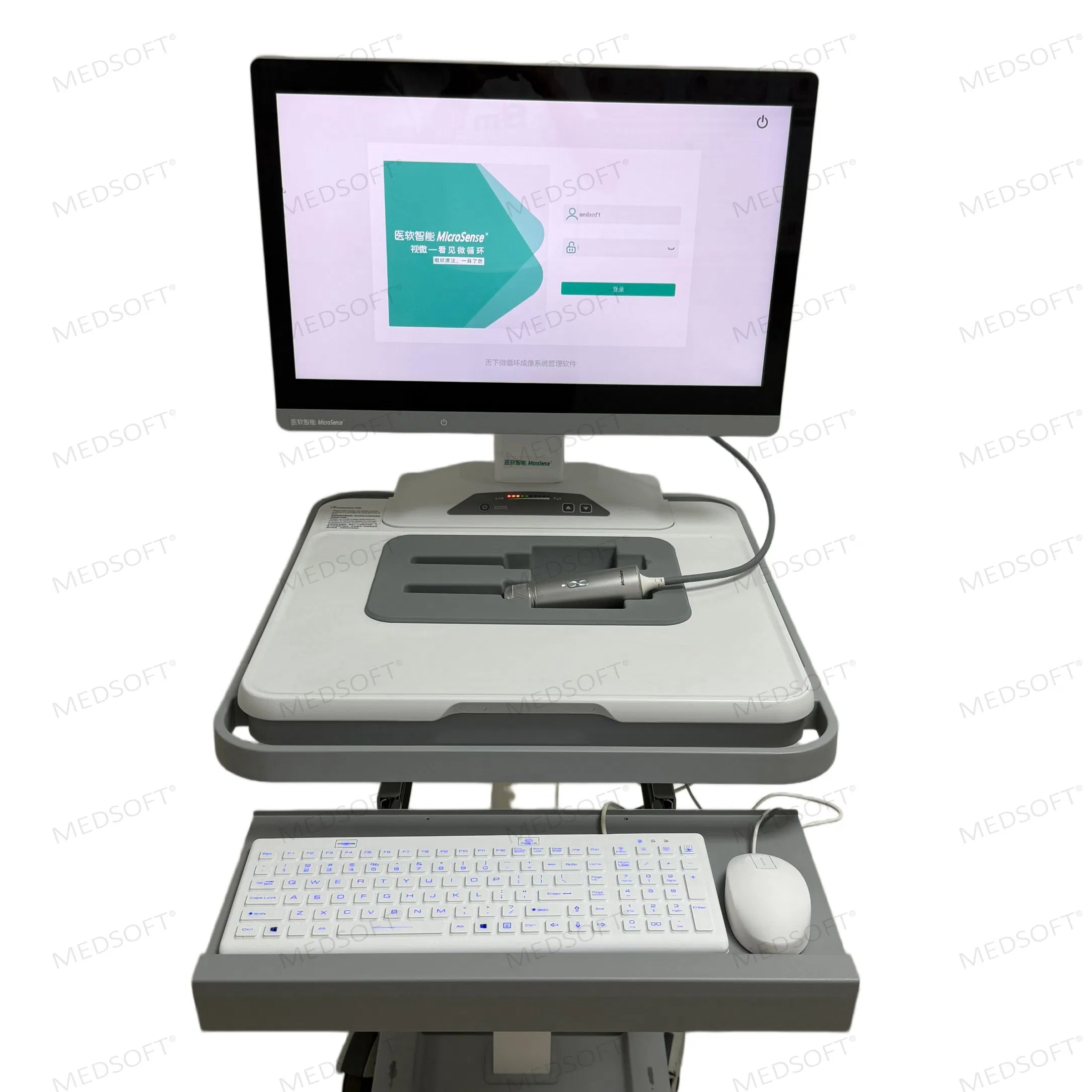 Digital Sublingual Blood Microcirculation Imaging System With LCD Display