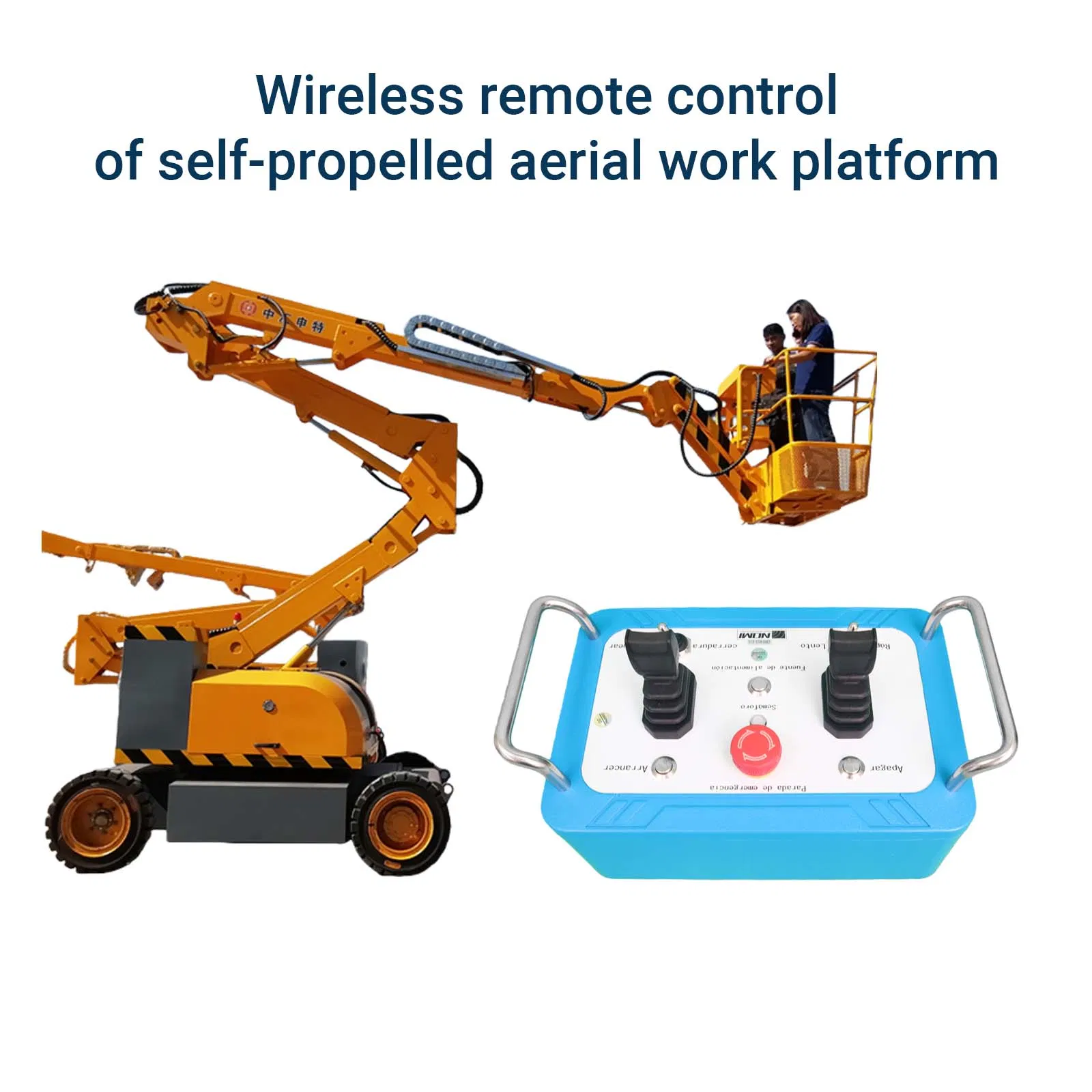 Mobile Crane Hydraulic Control System Wireless Joystick Remote for Industrial Engineering