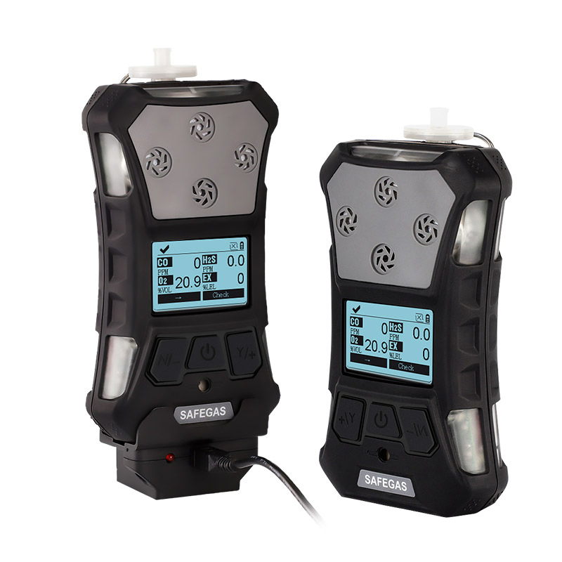 Portable Multi Gas Concentration Detector Alarm Device