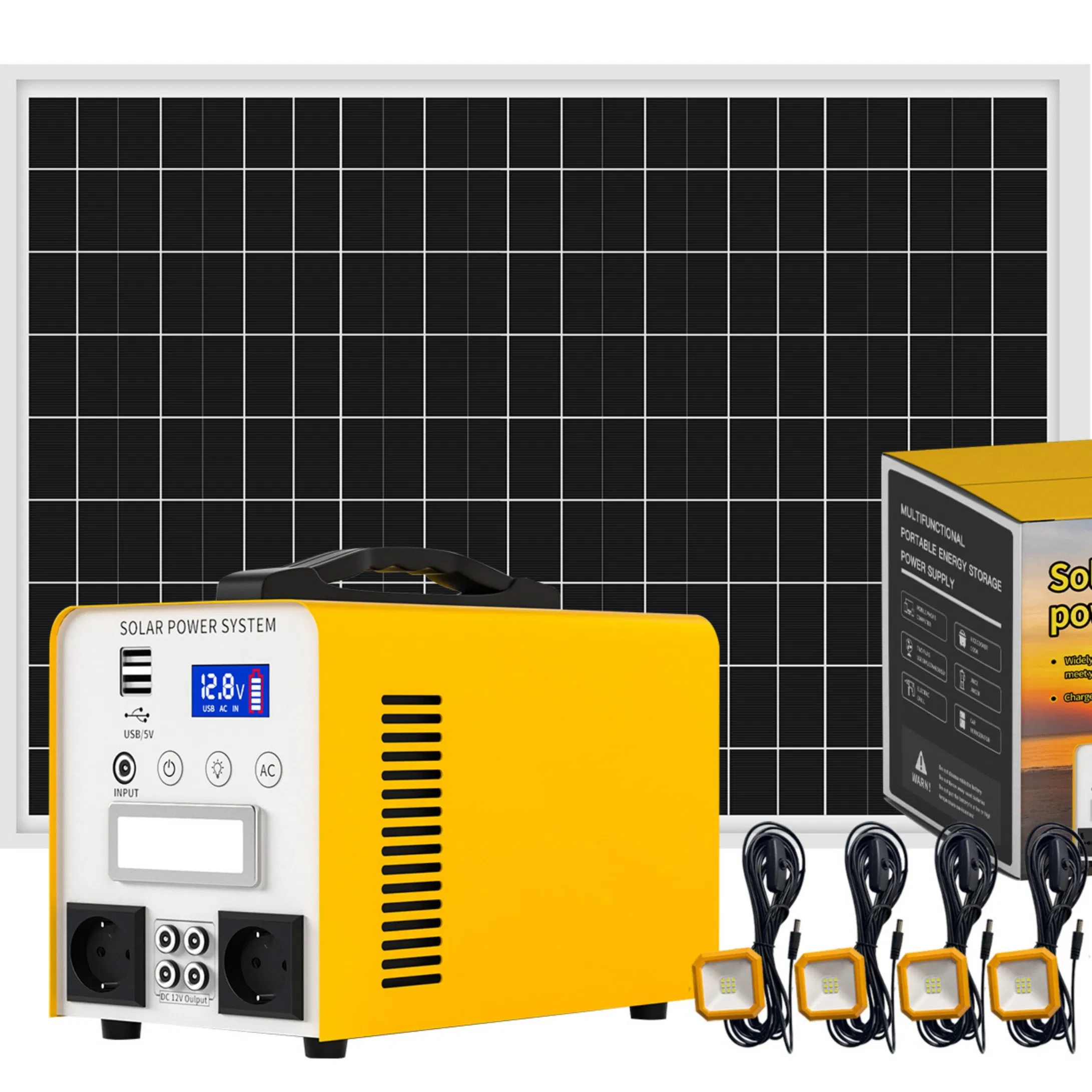 off Grid Full Set Solar Set Ready to Use for Remote Village Homes